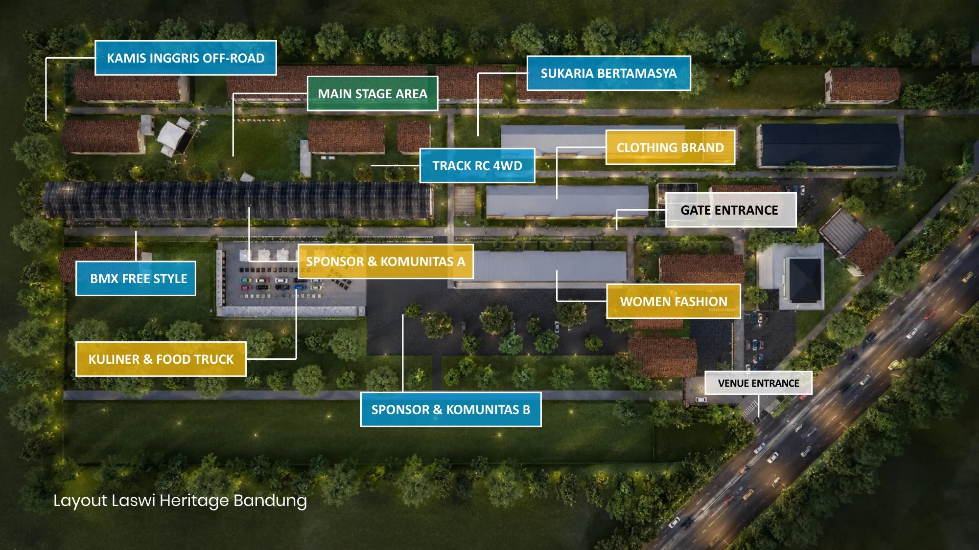 Venue Layout Laswi Heritage Bandung